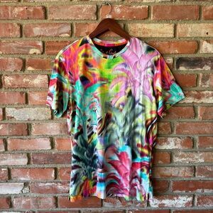 Robert Graham Multicolor Tropical Print Shirt
